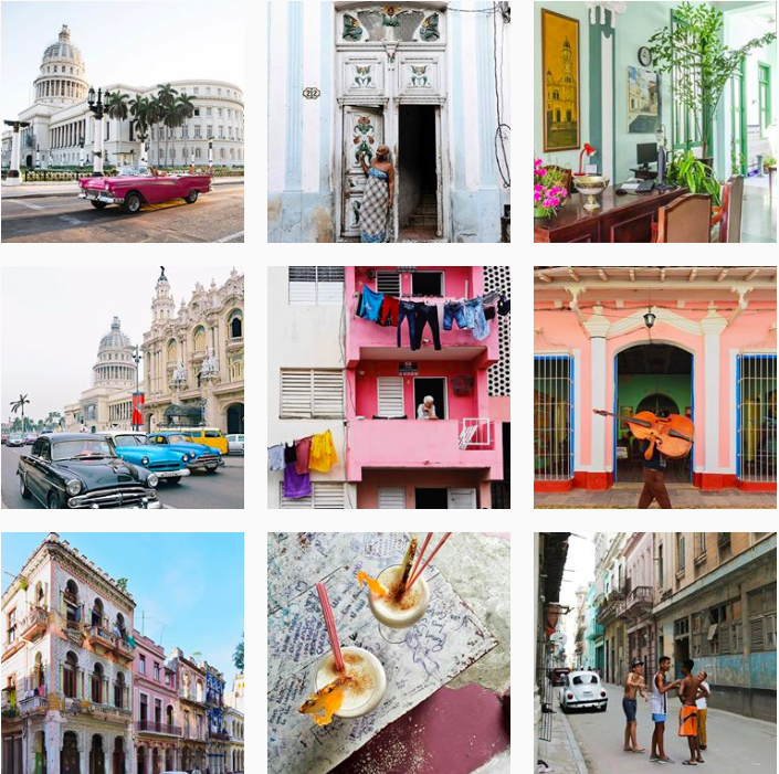 Nine Different images of Cuba Travel Network